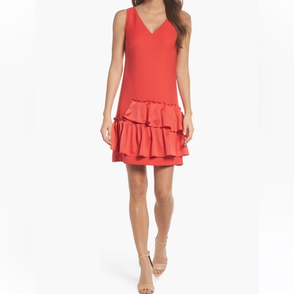 Eliza J Dresses & Skirts - Eliza J Ruffle Hem Dress